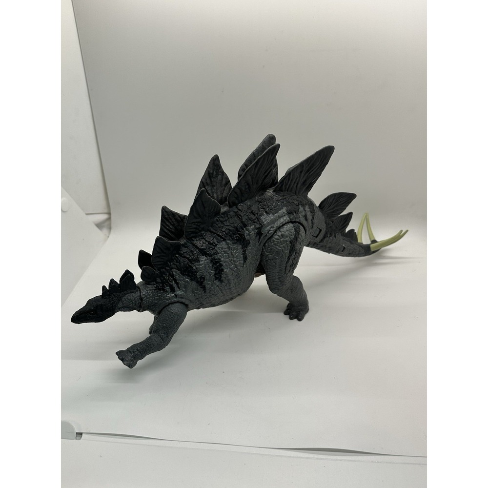 Jurassic Park World Action Attack STEGOSAURUS Mattel 2017 Figure Dinosaur 14"